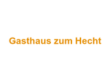 Gasthaus zum Hecht Logo