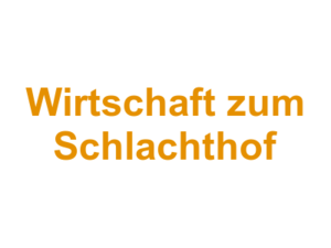 Wirtschaft zum Schlachthof Logo