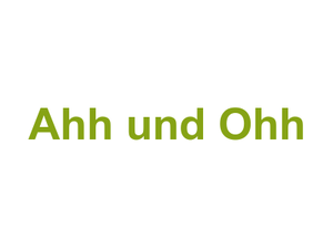 Ahh und Ohh Logo