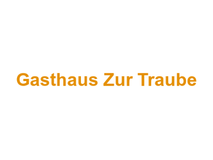Gasthaus Zur Traube Logo