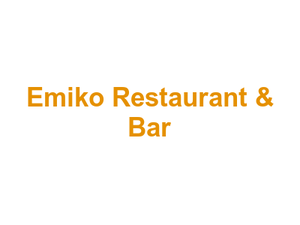 Emiko Restaurant & Bar Logo