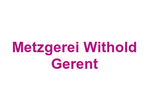Metzgerei Withold Gerent Logo