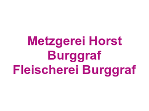 Metzgerei Horst Burggraf Fleischerei Burggraf Logo