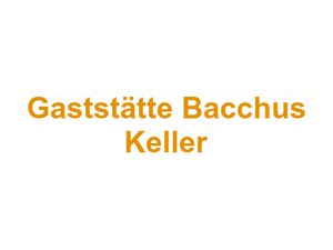 Gaststätte Bacchus Keller Logo