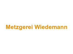 Metzgerei Wiedemann Logo