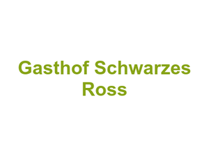 Gasthof Schwarzes Ross Logo