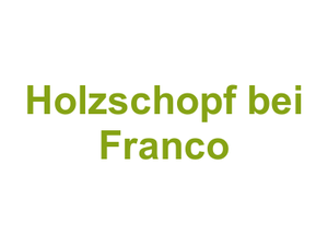 Holzschopf bei Franco Logo