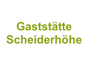 Gaststätte Scheiderhöhe Logo
