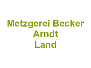 Metzgerei Becker Arndt Land Logo
