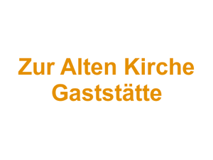 Zur Alten Kirche Gaststätte Logo