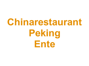 Chinarestaurant Peking Ente Logo