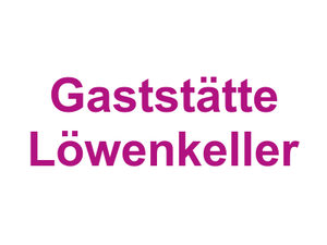 Gaststätte Löwenkeller Logo