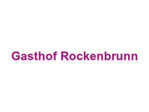 Gasthof Rockenbrunn Logo