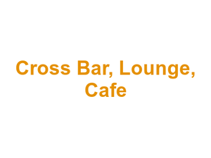 Cross Bar, Lounge, Cafe Logo