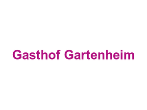 Gasthof Gartenheim Logo