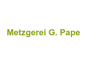 Metzgerei G. Pape Logo