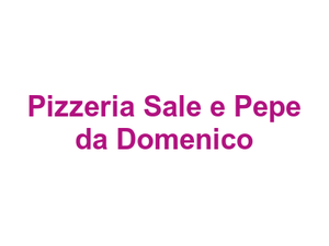 Pizzeria Sale e Pepe da Domenico Logo