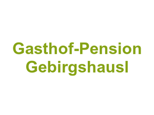 Gasthof-Pension Gebirgshausl Logo