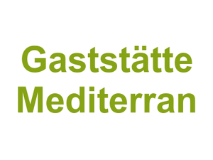 Gaststätte Mediterran Logo