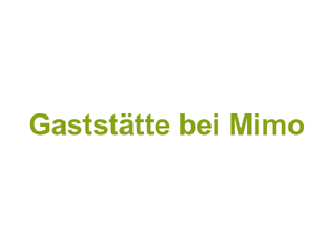 Gaststätte bei Mimo Logo