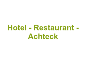 Hotel - Restaurant - Achteck Logo