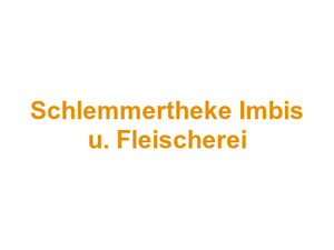 Metzgerei Jani Cornelia Schlemmertheke Imbis u. Fleischerei Logo