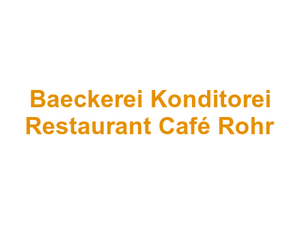 Baeckerei Konditorei Restaurant Café Rohr Logo