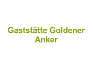 Gaststätte Goldener Anker Logo