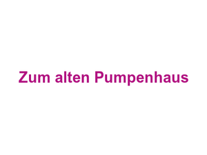 Zum alten Pumpenhaus Logo