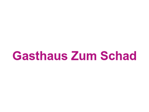 Gasthaus "Zum Schad" Logo