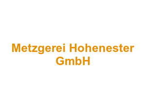 Metzgerei Hohenester GmbH Logo