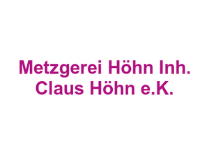 Metzgerei Höhn Inh. Claus Höhn e.K. Logo