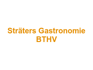 Sträters Gastronomie BTHV Logo