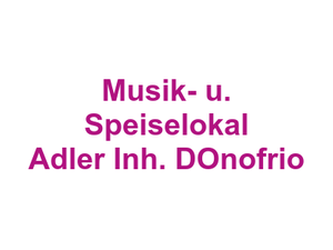 Musik- u. Speiselokal Adler Inh. D'Onofrio Logo