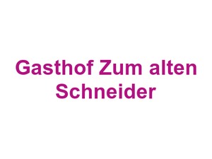 Gasthof Zum alten Schneider Logo