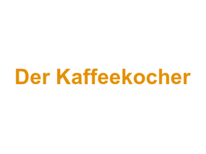 Der Kaffeekocher Logo