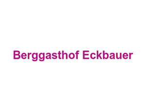 Berggasthof Eckbauer Logo