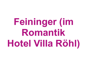 Feininger (im Romantik Hotel Villa Röhl) Logo