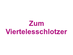 Zum Viertelesschlotzer Logo