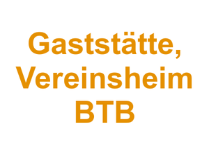 Bei Erika die familiäre Gaststätte, Vereinsheim BTB Logo