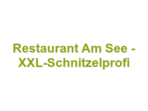 Restaurant Am See - XXL-Schnitzelprofi Logo