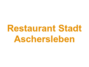 Restaurant Stadt Aschersleben Logo