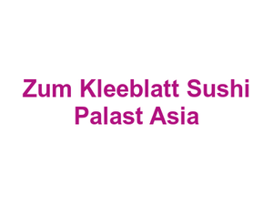 Zum Kleeblatt Sushi Palast Asia Logo