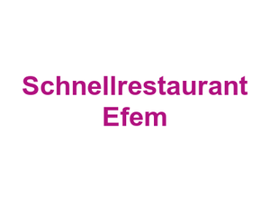 Schnellrestaurant Efem Logo