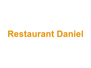 Restaurant Daniel Logo