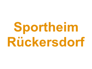 Vereinsgaststätte im Sportheim Rückersdorf Logo