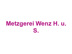 Metzgerei Wenz H. u. S. Logo