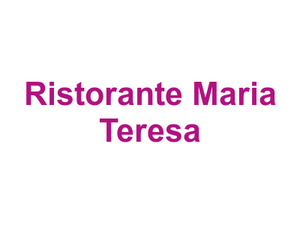 Ristorante Maria Teresa Logo