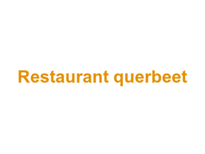 Restaurant querbeet Logo