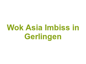 Wok Asia Imbiss in Gerlingen Logo